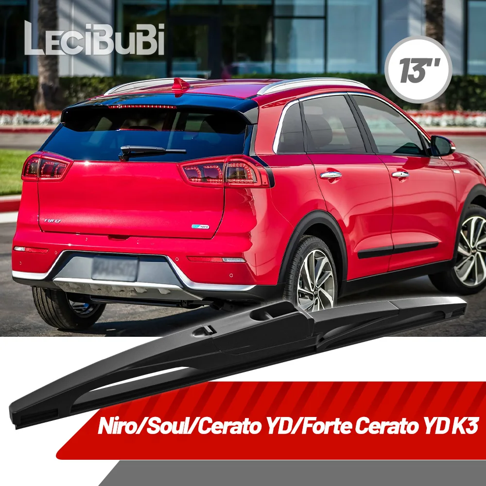 Rear Wiper 13″ For KIA Niro Soul Cerato YD Forte Cerato YD K3 Windshield Windscreen 1pcs Rear Wiper Blade Car Accessories Auto