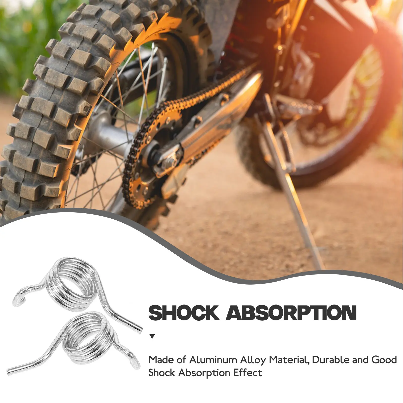 2Pcs Aluminum Motorcycle Footrest Peg Mount for Off-Road Bikes Heavy Duty Foot Pegs Bracket Enhanced Stability Safety