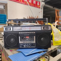 New Portable Surround Sound Home USB Disk TF Card FM Radio Vintage Boombox AM/SW/FM 3 Band Recorder Radios Wireless BT Speakers