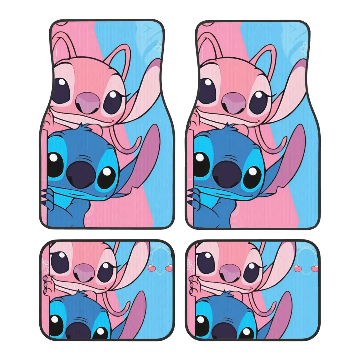 

Автомобильные коврики Lions Stitchs Kawaill Alien для автомобилей, универсальный полный комплект автомобильных ковриков, нескользящие для грузовых седанов