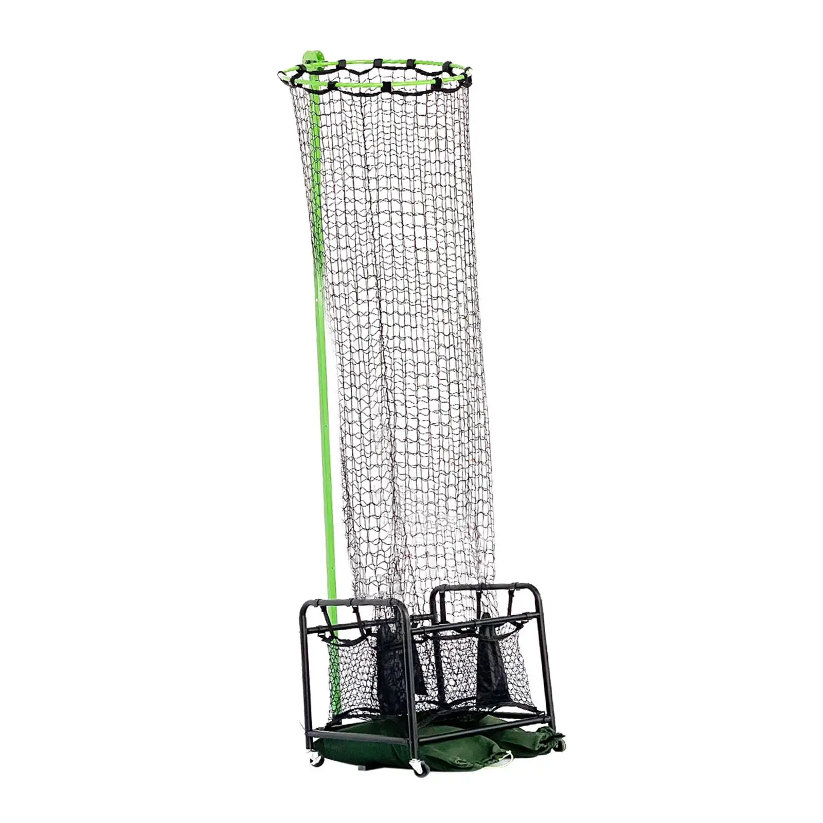 

Volleyball Practice Net Setter Net System Simple with Portable Adjustable Angle Height for Setting Toss Beach