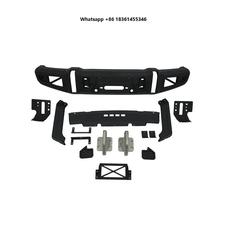 

For GWM WEY Tank 300 2020+ Aluminum FR Bumper Cover For Tank300 SUV MIJI Car Front Bumper Body Kits