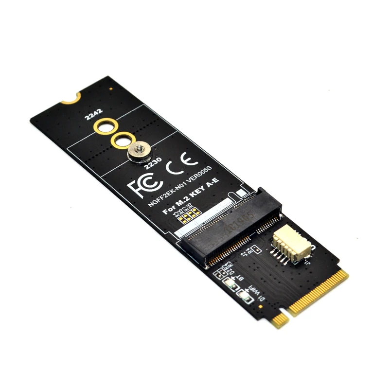 M.2 KEY-M to KEY A-E/E Adapter Riser Card for M.2 NGFF PCIE Protocol Wireless Network Card Module Support 2230 2242 size M2 Card