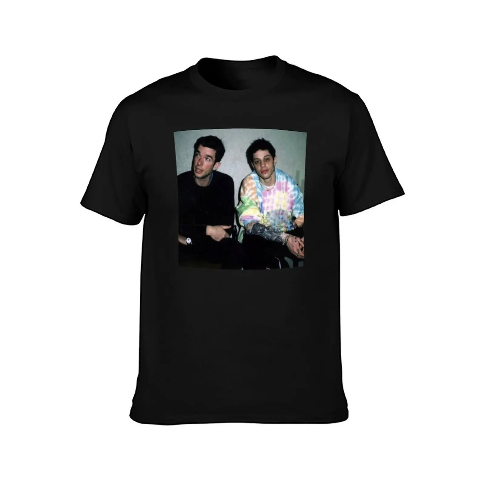 Pete Davidson and John mulaney Gift For Fans For Men and Women T-Shirt Summer Casual Cotton Tee Oversized Streetwear Tops