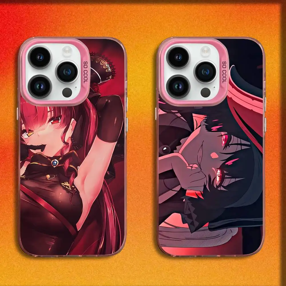 

H-Houshou M-Marine Phone Case For iPhone 17,16,15,14,13,12,11,Pro,Max,Plus,E,SE4,Air,Mini Pink IMD Box