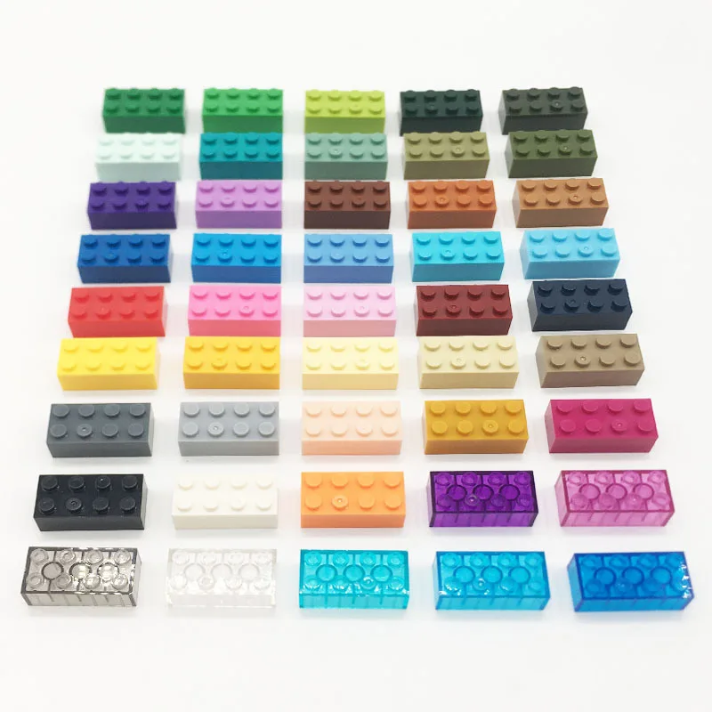 【50g】 Compatible with 3001 small particle interlocking building blocks. MOC technology DIY loose parts. 2X4 basic bricks.