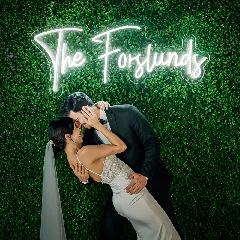 Neon sign will marry me outdoor wedding party led neon sign