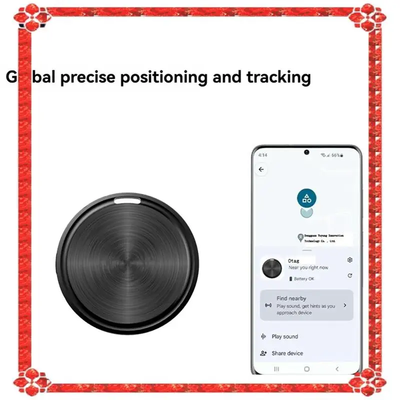 Consegna in 24 ore Mini GPS Tracker Bluetooth Car Finder Smart Tag Locator Keys Finder Tracking Global per Google Trova il mio dispositivo A