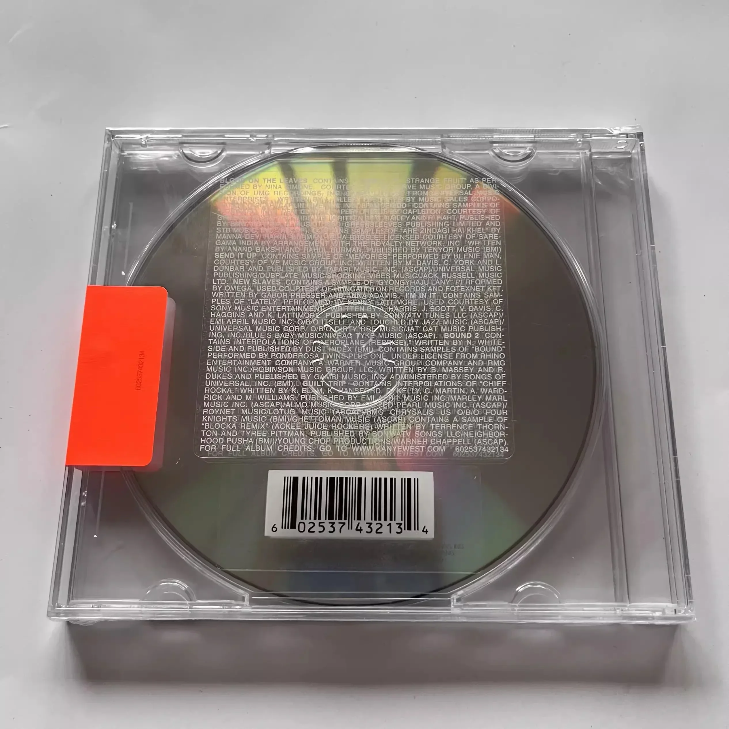 

Rap YE Kanye West Daft Punk Music CD Yeezus Album New Slaves Music Record Walkman Car Party Soundtracks Box Collection