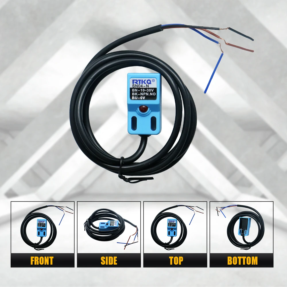 HLTNC Cnc Router Machine square Limit Switch SNO4-sensor Proximity Switch Inductive Sensor Plunger Power Switch 5V12V24V Cnc