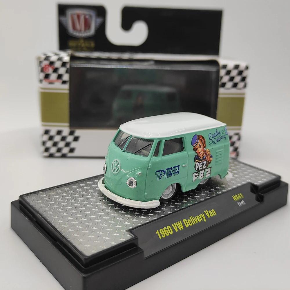 Diecast M2 1/64 Bilancia 1960 VW Delivery Van T1 Modello di Auto In Lega Da Collezione Giocattolo Regalo Souvenir Display Ornamento