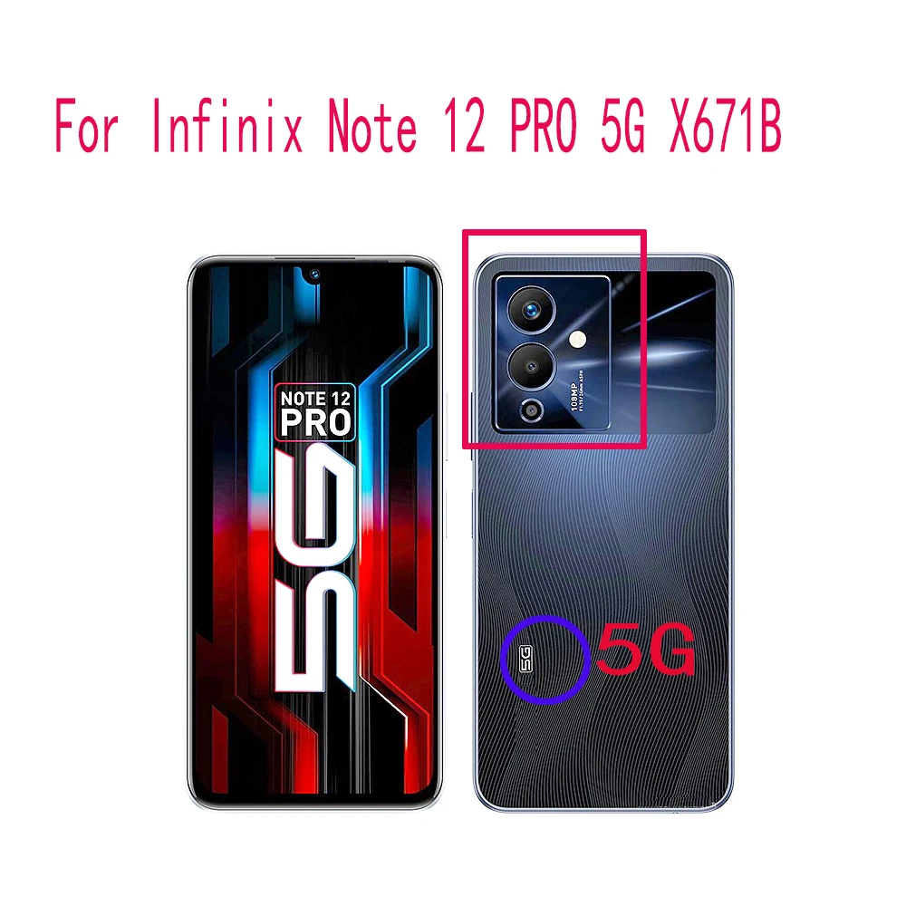 For Infinix Note 12 PRO X671B X676B AMOLED Display Touch Screen Digitizer Assembly