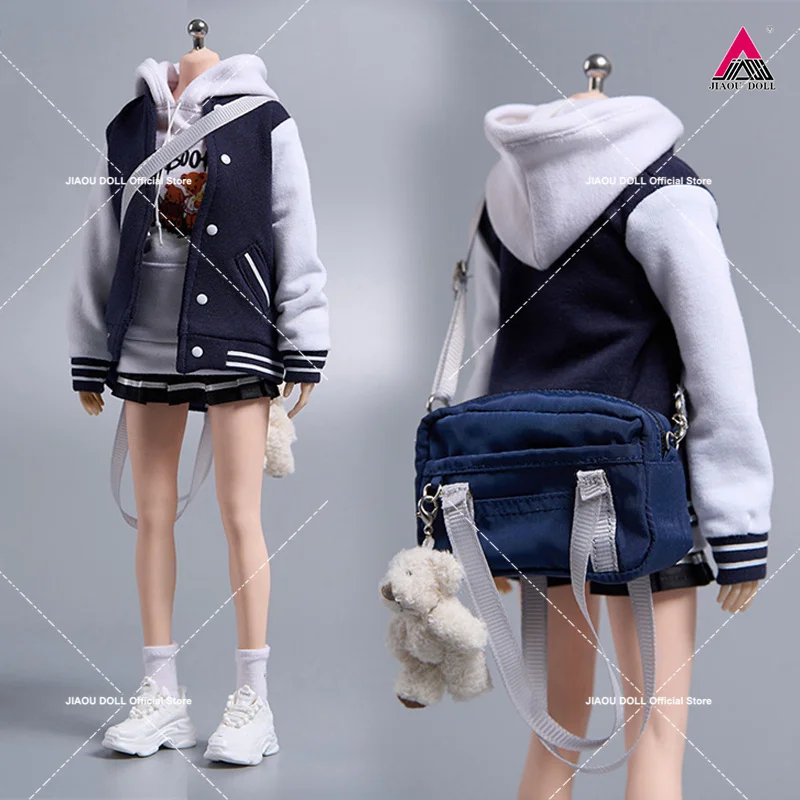 2024 Q4 cdtoys cd074 1/6 Baseball Hoodie Sweatshirt Pleated Skirt Clothes Model for 12'' Female Soldier Action Figure Body Doll