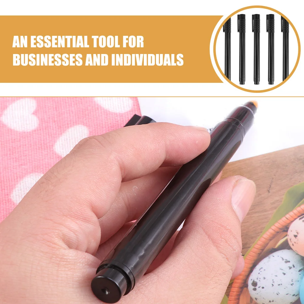 5Pcs Money Tester Pen Counterfeit Bill Device Portable Money Checker Marker Pen for Cash Currency Detection