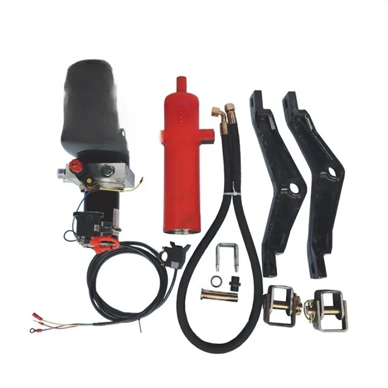 Wait for the electric fuel motorcycle tricycle to be modified to an electronically controlled hydraulic dump bucket