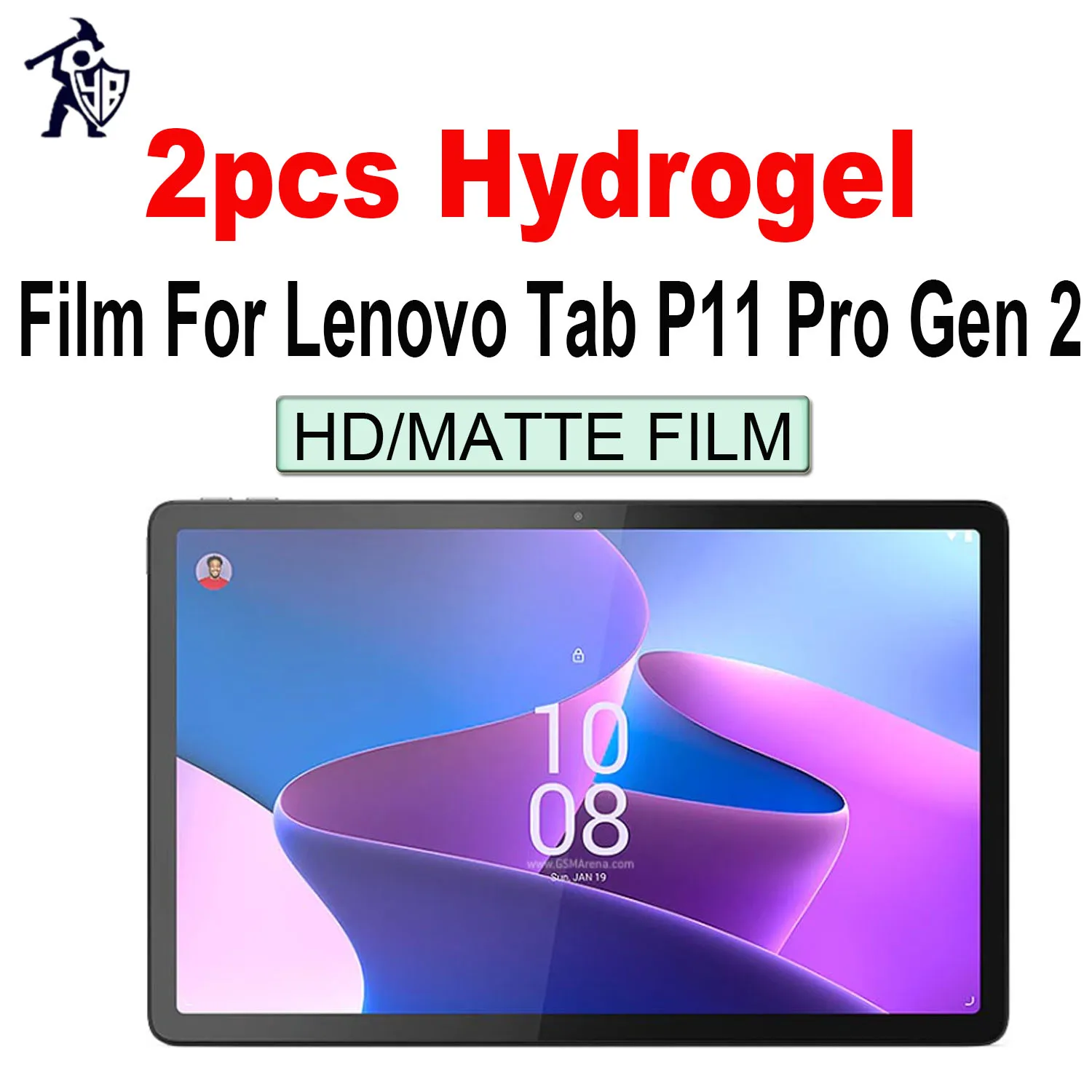 2pcs HD Tablet Film For Lenovo Tab P11 Pro Gen 2 Screen Protector 11.2