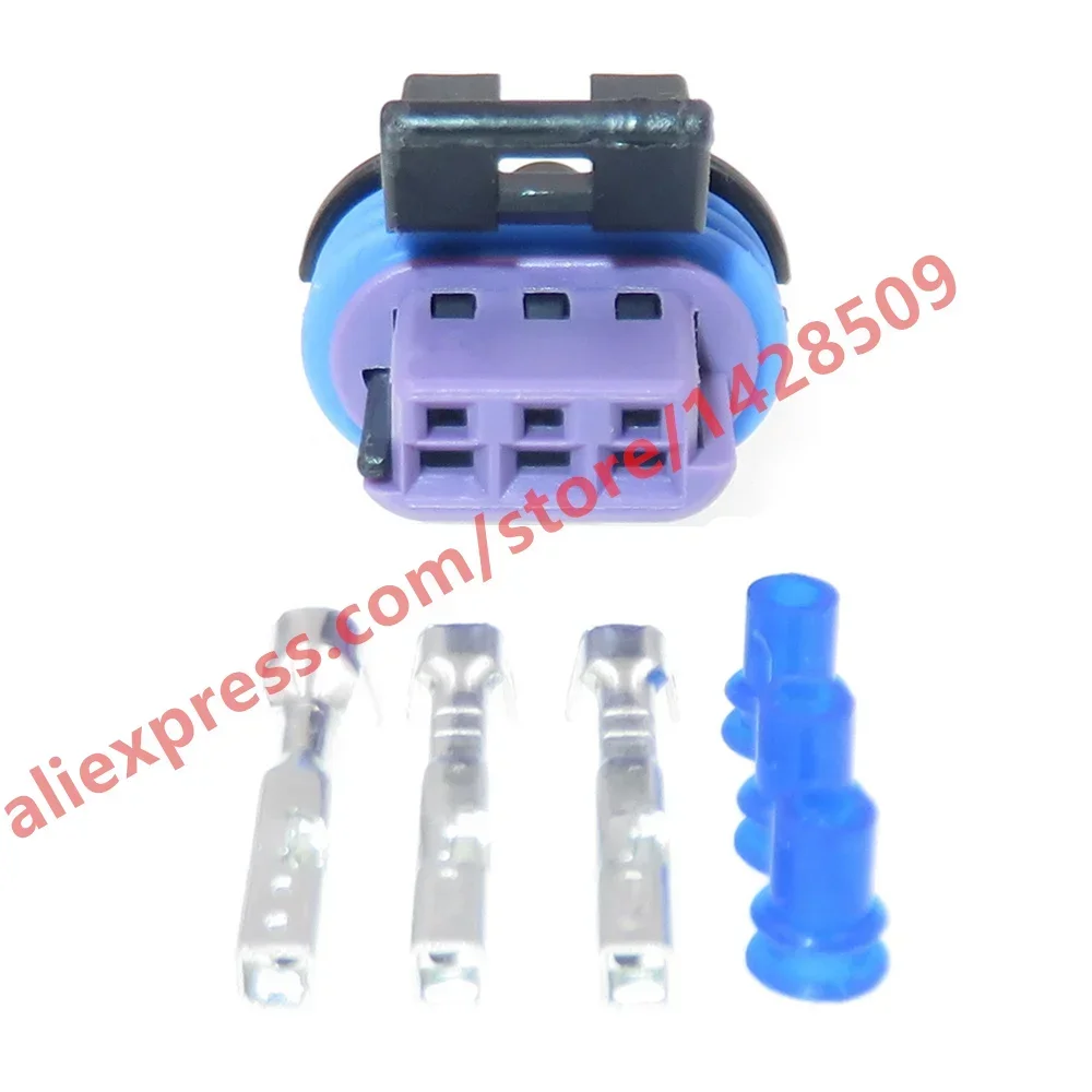 1 unidad de conector de cable eléctrico de 3 pines para coche, conector sellado para Buick Chevrolet 15491547, conector de cable impermeable para automóvil