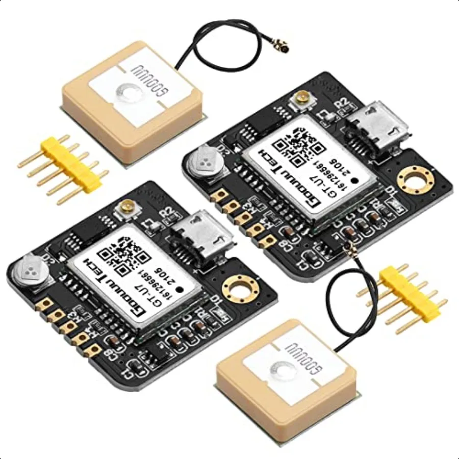 

2Pack GPS ModuleNavigation Satellite Positioning NEO6M Arduino GPS Drone Microcontroller GPS Receiver Compatible with 51 Microc