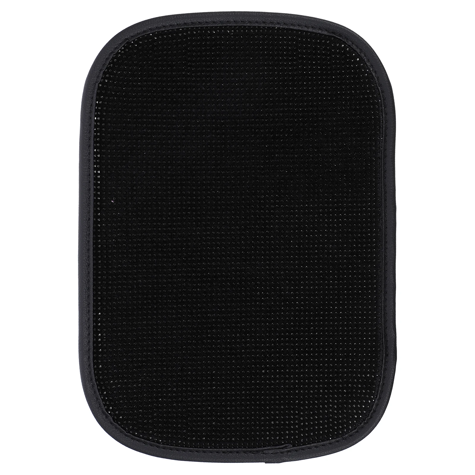 

Rhinestone Center Console Protector Pad for Car Armrest Box Cover Breathable Elastic B Hook Loop Design Car Accessory