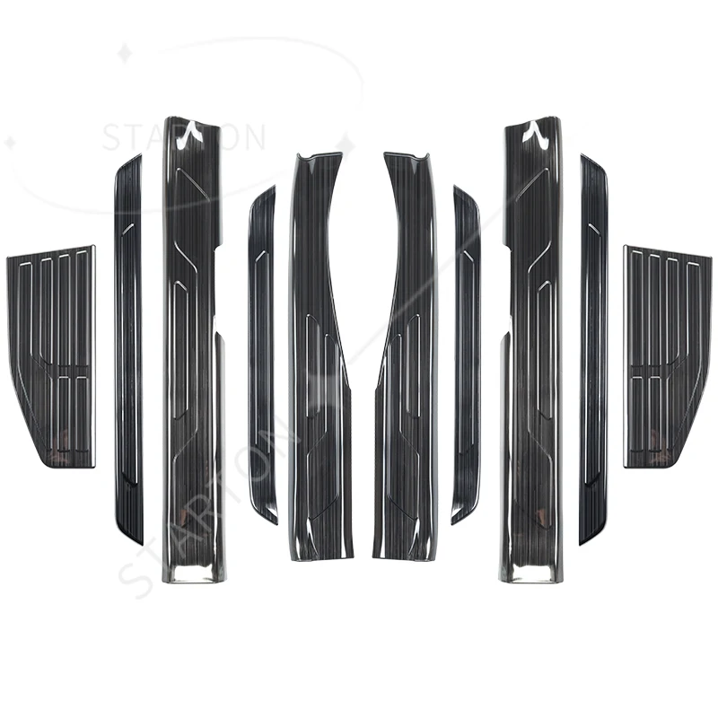 for 2022-2024Toyota Sequoia Stainless Steel Threshold Protective Cover Interior Upgraded Accessories Tuning