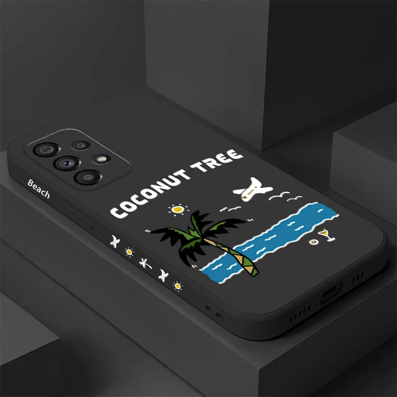 

Simple Coconut Tree Case For Samsung Galaxy A73 A53 A33 A23 A13 A03 A72 A52 A52S A32 A22 A12 A02 A02S A71 A51 A31 A21S 4G 5G Cov