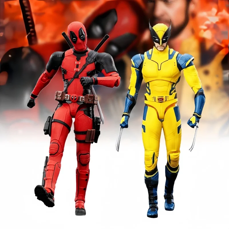 Deadpool Wolverine Marvel Legends Movie Action Figures ZD Toys Joints Movable PVC Figurine Collection Model Adult Kids Toy Gifts