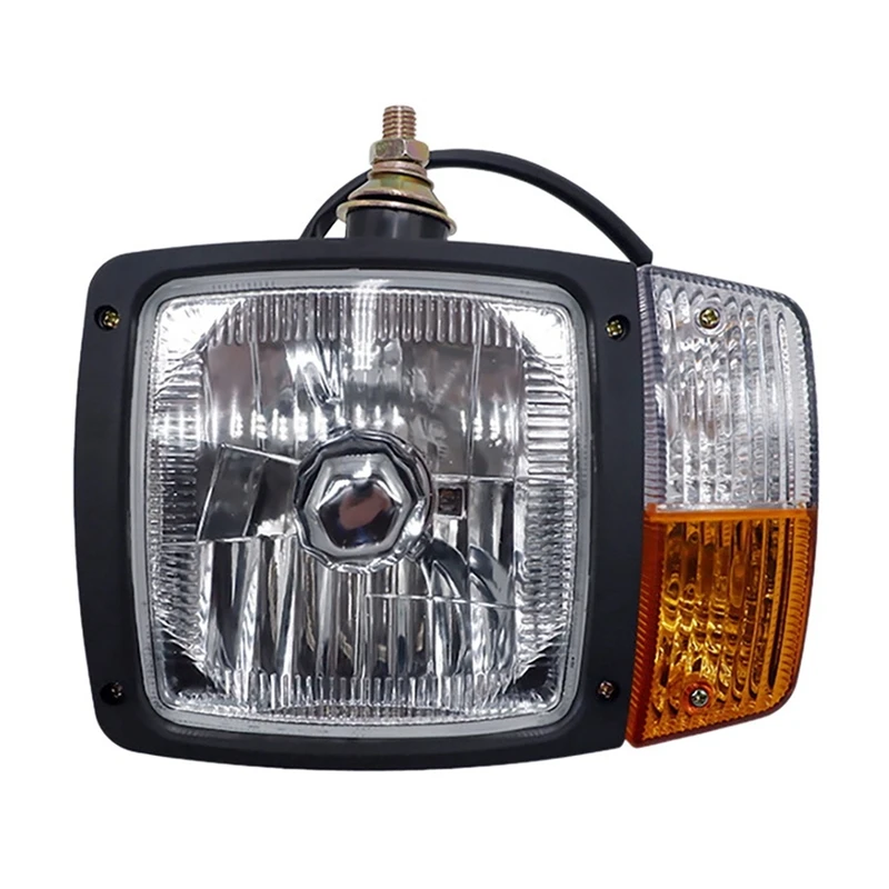 Universal LED Turn Signal Indicator Work Light Headlights for Tractor Trailer Excavator Truck Right Side