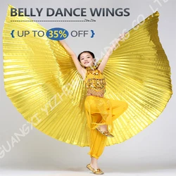 Kids Belly Dance Wing with Adjustable Sticks Stage Performance Costume Accessories