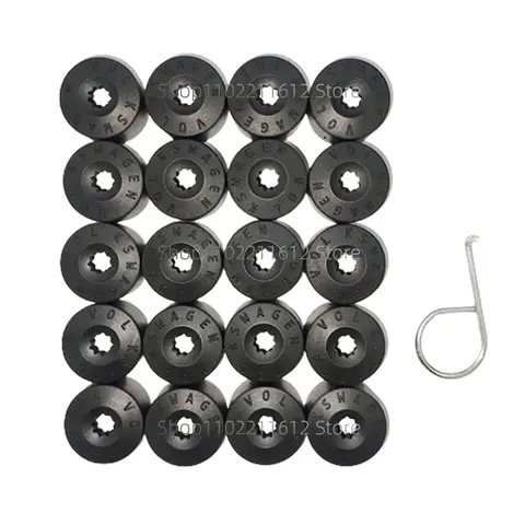 Car Wheel Tire Lug Nut Bolt Cover Cap for VW Scirocco Tiguan Golf MK7 GTI Passat B5 Skoda Hub Rims Screws Plugs Studs Decoration