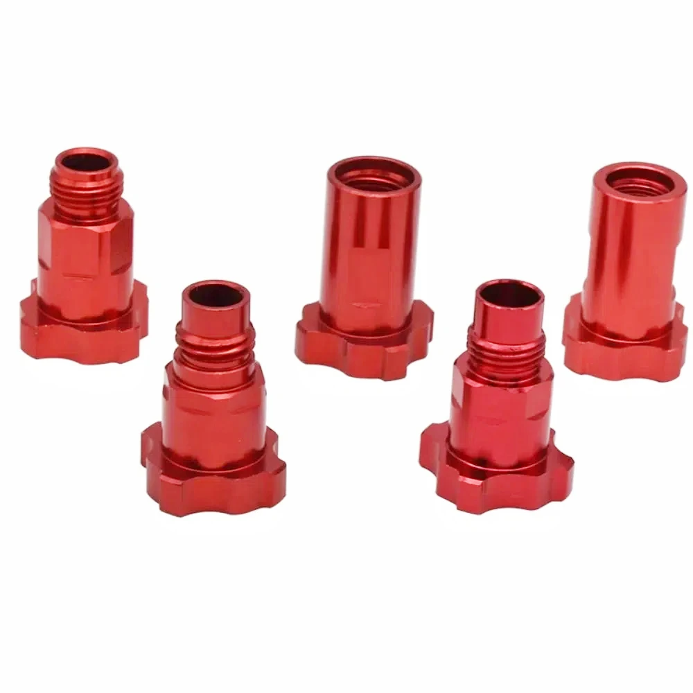 Corrosion Resistance External Thread Adapter Aluminum Alloy High Strength Spray Connector Spray Painting Red Quick Connector