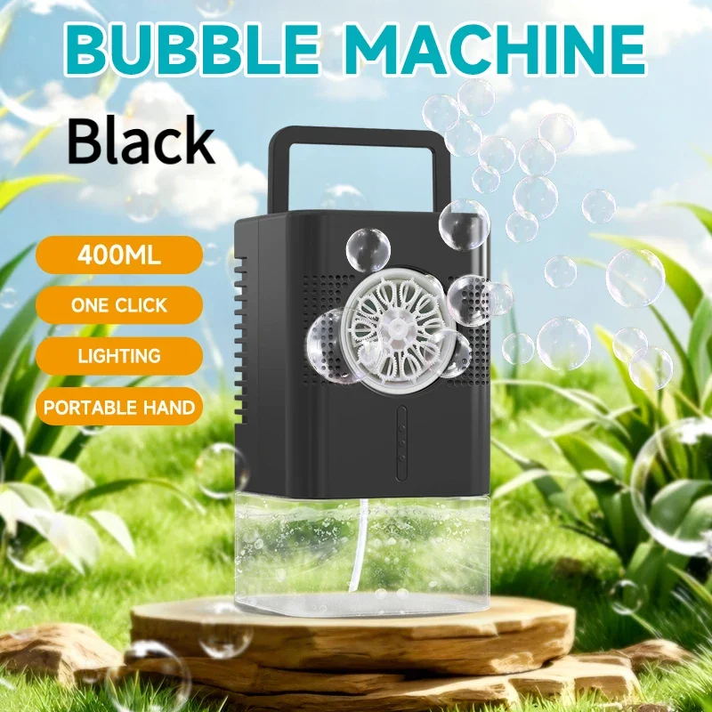 新しい全自動バブルメーカー石鹸ブロワー電気泡マシンポータブル吹くおもちゃ屋外パーティーゲーム男の子女の子ギフト
