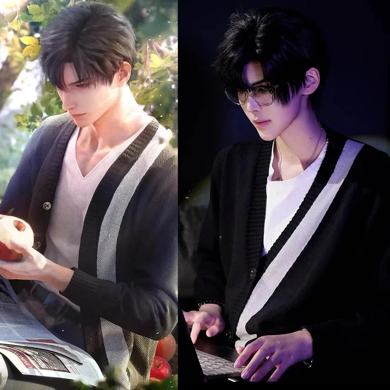 

Love and Deepspace Zayne Косплей Аниме Костюм Apple Peel Повседневная рубашка Хэллоуин Карнавал Вечеринка Играть Ролевая одежда Одежда