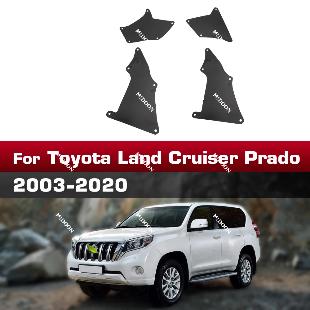 

Mud Flaps Splash Guards Mudguards Fender Mudflaps For Toyota Land Cruiser Prado 2003-2020 2016 2017 2018 2019 car Accessories