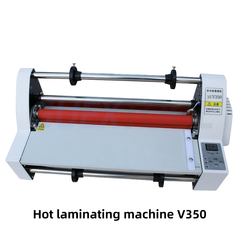 V350 Hot Laminating Machine Photo Album Electronic Temperature Control  Laminating  Hot Laminating Machine Film Pressing Machine