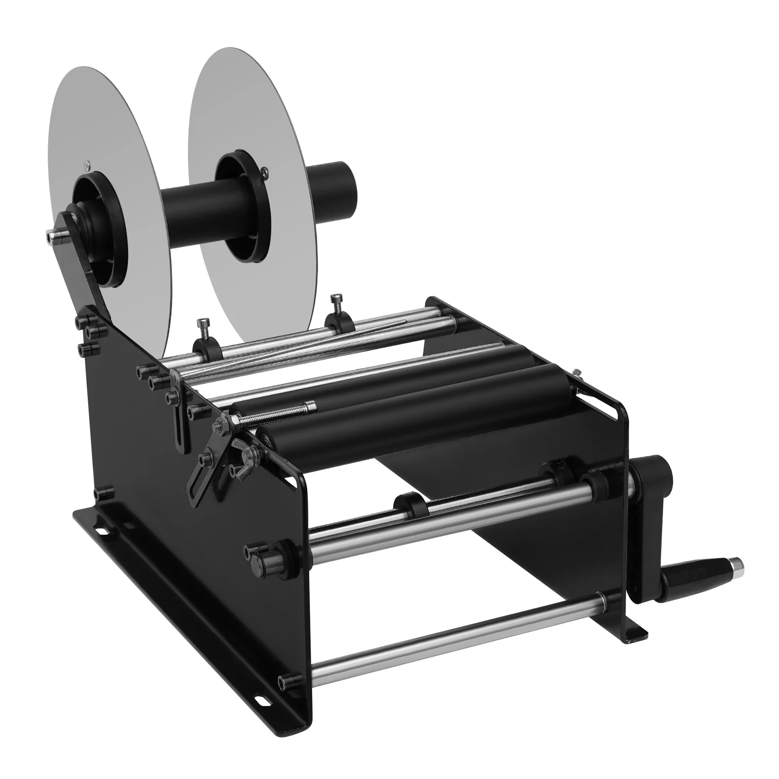 

MT-30 Manual Labeling Machine Round Bottle Labeler 10-30PCS/Min with Handle for 2-12cm Plastic Bottle and Glass Bottle