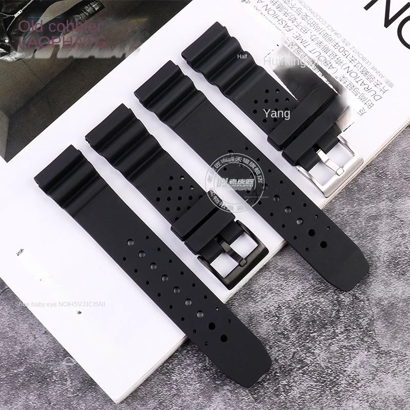 For Casio Black Knight 5577 MWA-100H MWA100H student sports silicone watch strap waterproof 20mm Bracelet universal Watchband