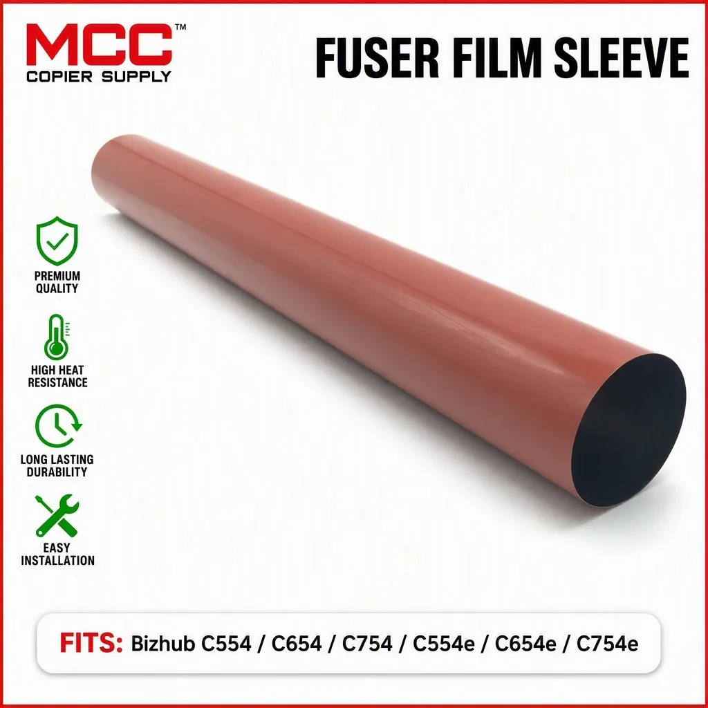 Japanese Material Fuser Film Sleeve for Konica Minolta Bizhub C554 C654 C754 C554e C654e C754e Fusing Belt Fixing Film