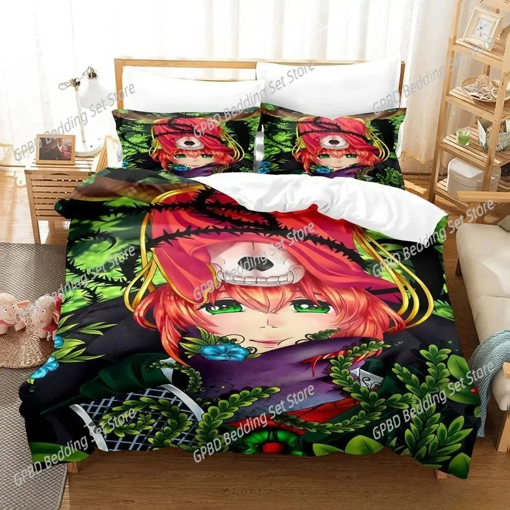 3D Print Anime The Ancient Magus' Bride Comfortable Duvet Cover Pillowcase Bedding Set Children Bedroom Decoration Home Textile