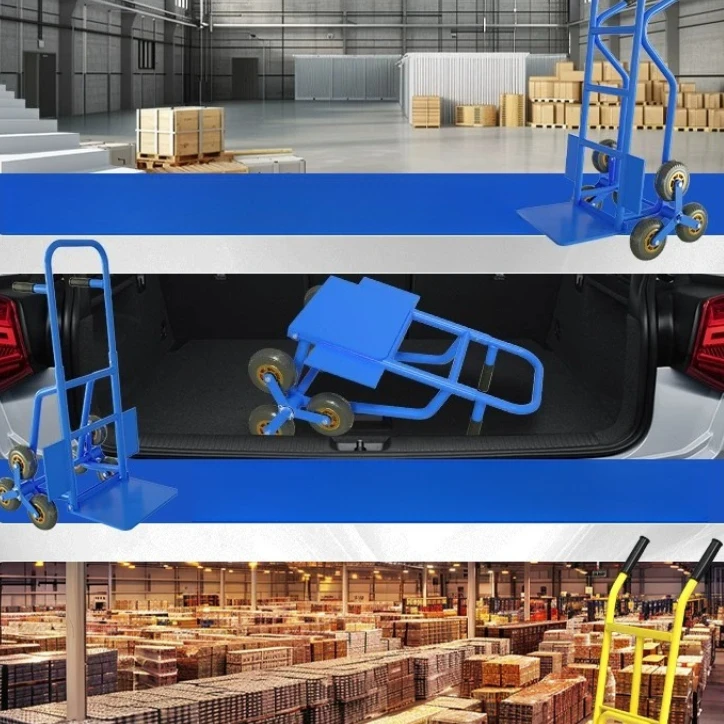 Factory Direct Compatible with Heavy Duty Folding Slot Cart Two Wheel Trolley Truck Home Climbable Stairs