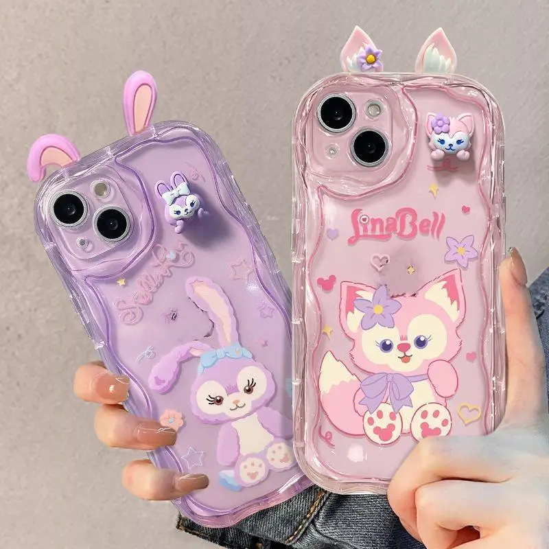 3D StellaLou Lotso Case For Redmi Note 14 12 4G 13 Pro Plus 11S 12S 14C 13 13C 12C 10C 9T 9C 12 9 A3 A2 A1 POCO X7 PRO Disney