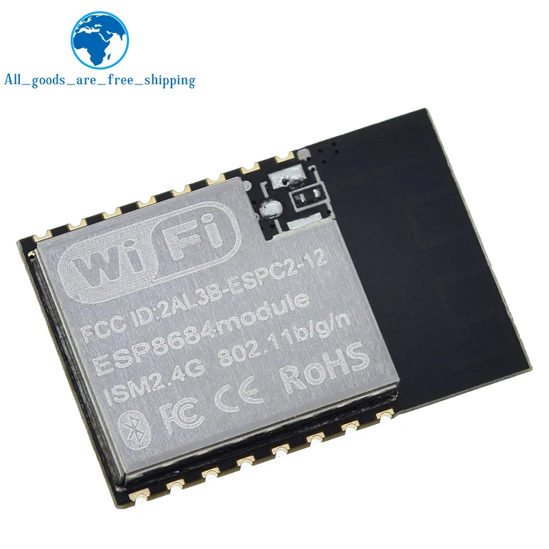 TZT ESP32-C2 Module Uses ESP8684 Chip WIFI Bluetooth-compatible Module ESPC2-12 To Replace ESP-12E/F