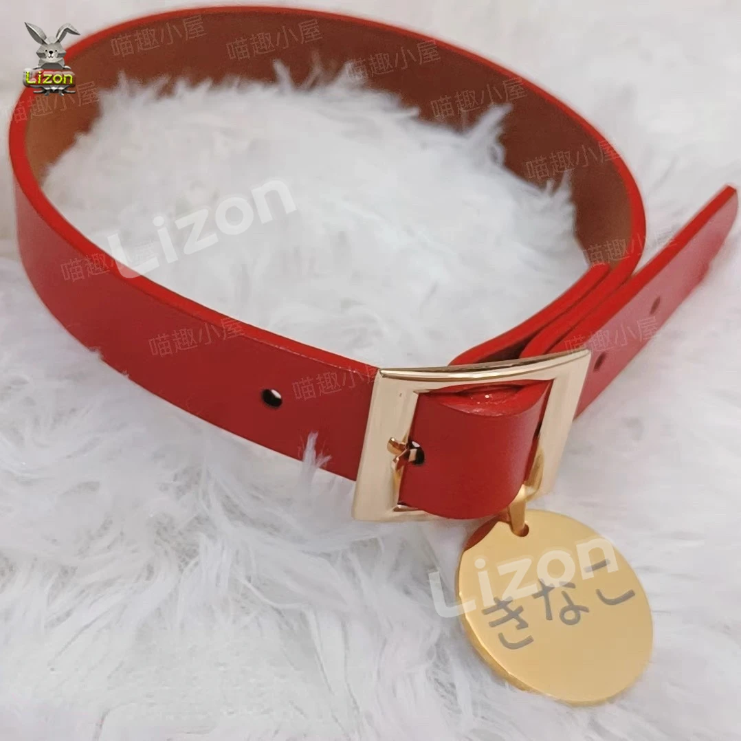 Kinako Cosplay Choker T-shirt 40hara Kinako Cat Ears and Tail Set Cat Ears Animal Cat Tail Cosplay Prop
