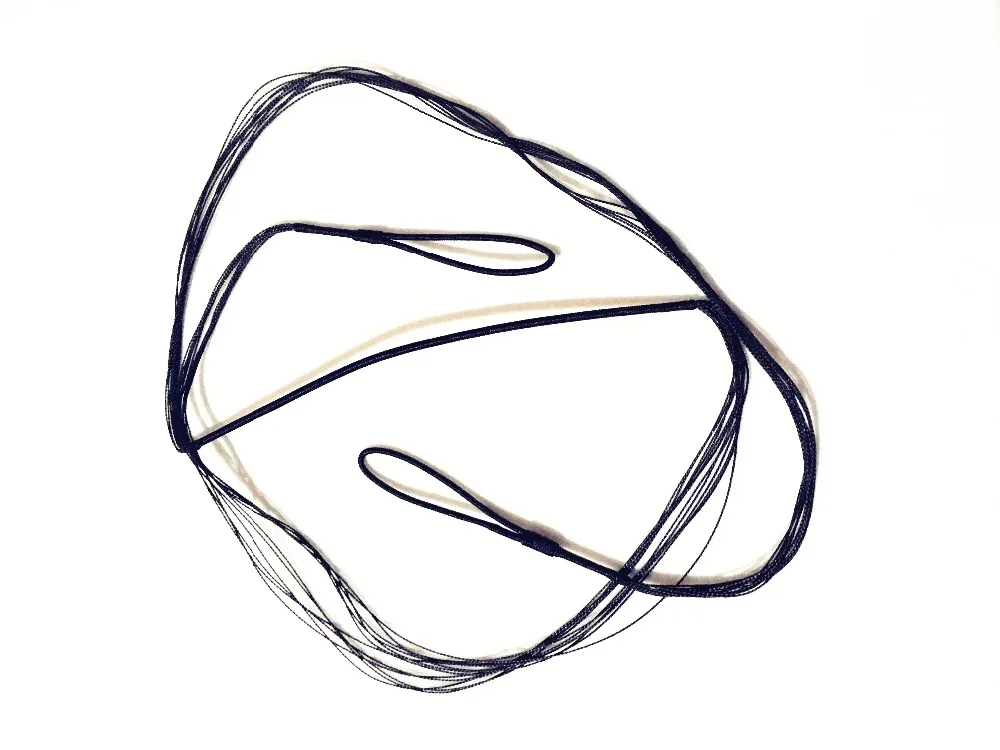 1PCS Black Bow String For Straight bow Recurve Bow Archery Hunting  Length 115cm-180cm