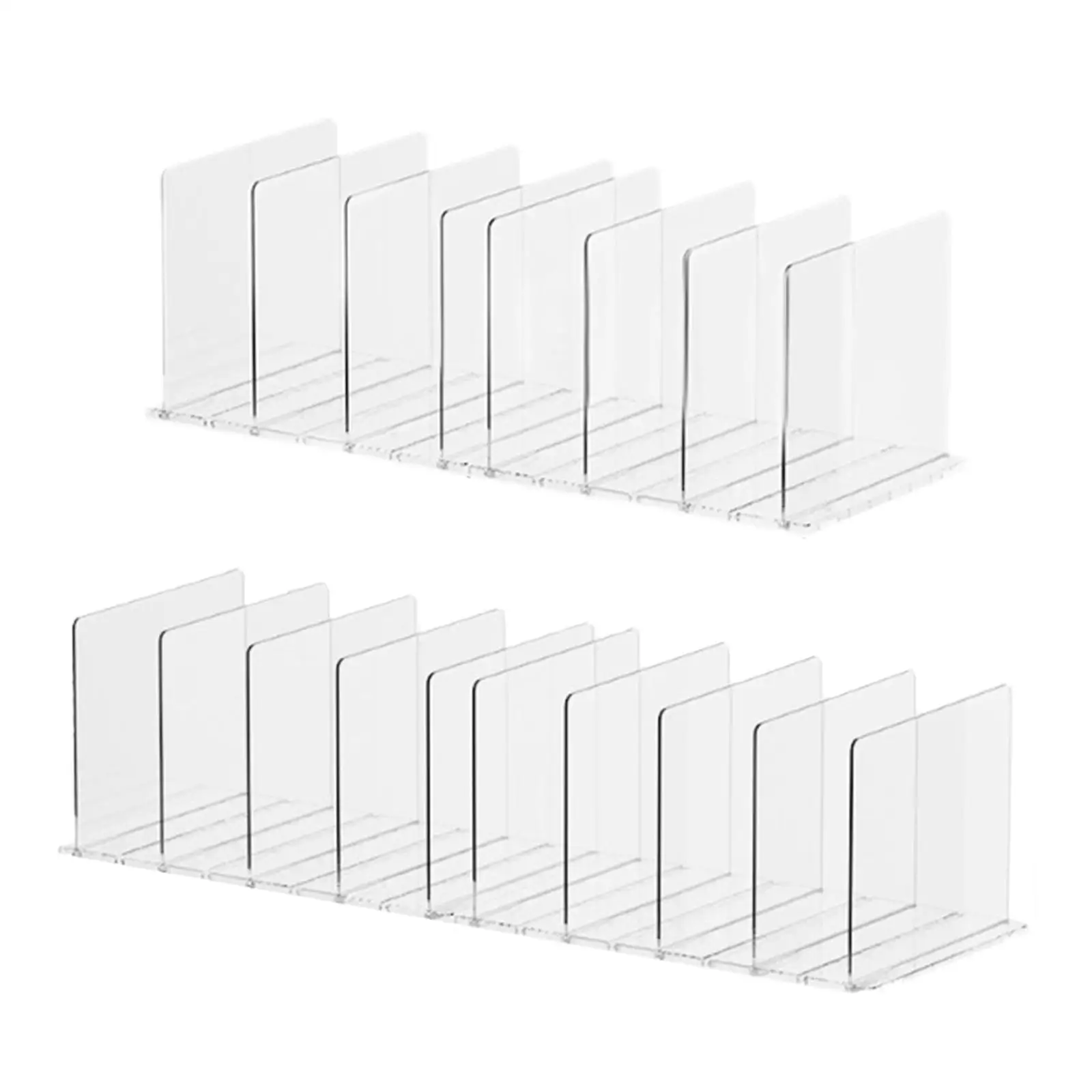 Purse Organizer for Closet Multifunction Bookshelf Separator Storage Shelf Divider for Bedroom Study Room Home Office Bathroom