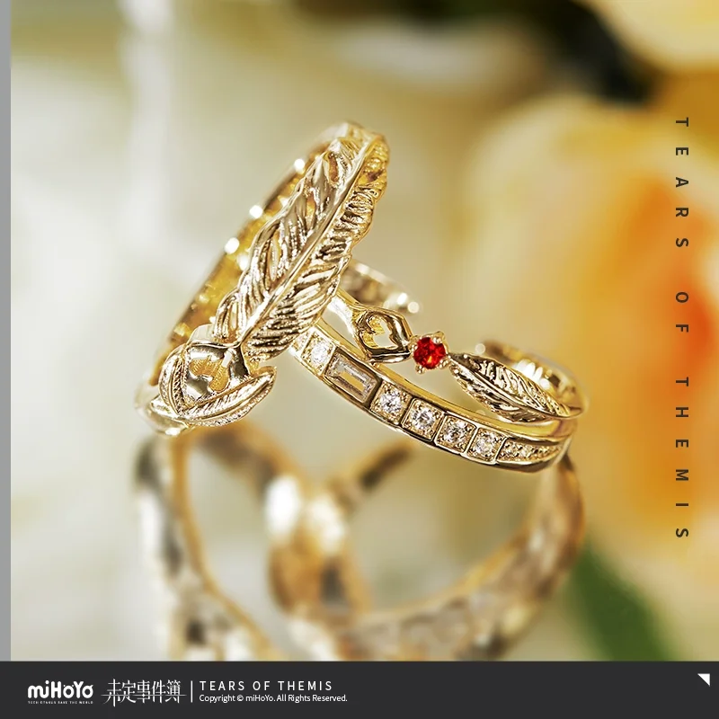 

Presale Tears Of Themis Ring Official Wilhelm Richard Albert de Haasprand Ring Eternal Heartbeat Oath Couple Birthday Gifts