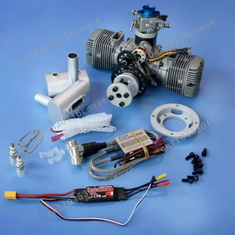 Remote control model aircraft engine GTT70 GTT70-E (with electronic starter) two-stroke 70cc twin-cylinder gas engine