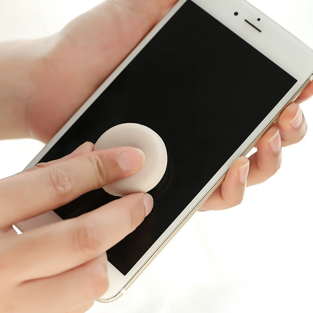 Lens Cleaner For Smartphone Tablet Dual Sided Touch Screen Cleaner Keychain Microfiber Cloth Washable For Glasses