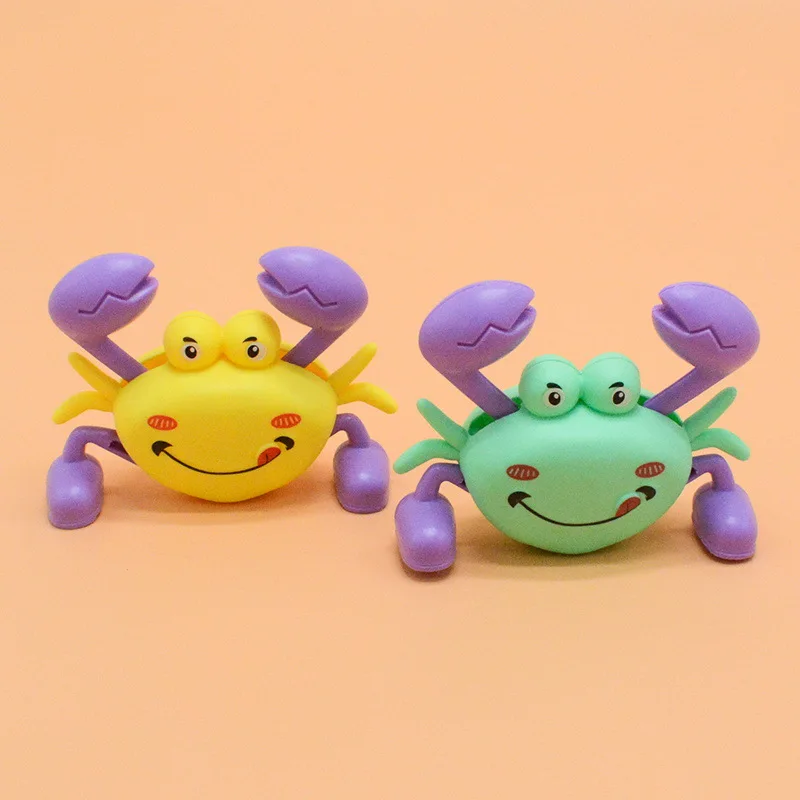 New Clockwork Toys Children\'s Cartoon Winding Creative Clockwork Crab Simulation Puzzle Small Animal Baby Gift