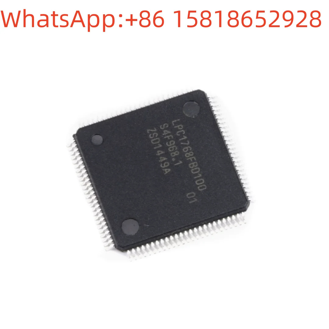 El microcontrolador LQFP-100 de 32 bits LPC1768FBD100 de 2 piezas es nuevo y original.