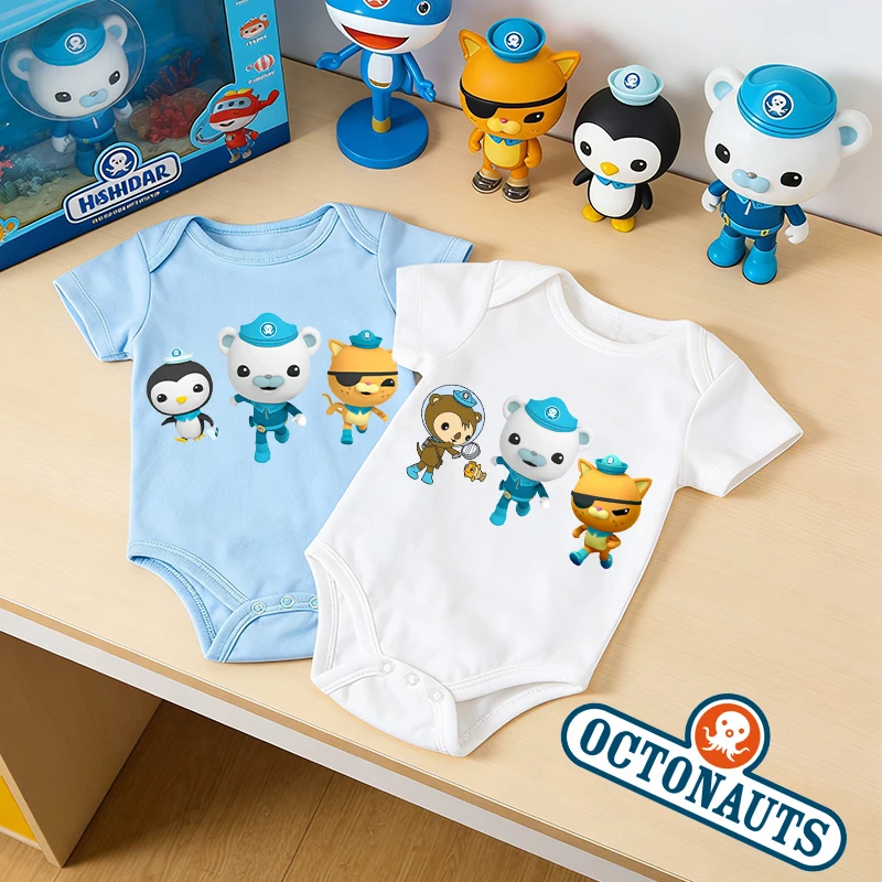 

Octonauts Boys Girl Baby Jumpsuit Cotton Newborn Cute Anime Cartoon 3-24m Infant Clothes Safe Soft Romper Bodysuit Birthday Gift